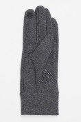 Купить Спортивные перчатки демисезонные женские серого цвета 602Sr, фото 5