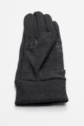 Купить Спортивные перчатки демисезонные женские темно-серого цвета 602TC, фото 5