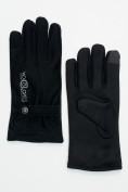 Купить Классические перчатки зимние мужские черного цвета 603Ch