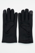 Купить Классические перчатки зимние мужские черного цвета 603Ch, фото 3