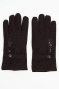 Купить Классические перчатки зимние мужские коричневого цвета 603K