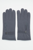 Купить Классические перчатки зимние мужские серого цвета 603Sr, фото 2