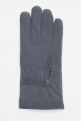 Купить Классические перчатки зимние мужские серого цвета 603Sr, фото 4