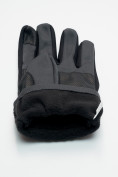 Купить Перчатки спортивные мужские темно-серого цвета 605TC, фото 7
