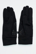 Купить Спортивные перчатки демисезонные женские черного цвета 606Ch, фото 3
