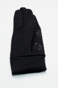 Купить Спортивные перчатки демисезонные женские черного цвета 606Ch, фото 6