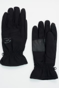 Купить Горнолыжные перчатки мужские черного цвета 607Ch