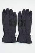 Купить Горнолыжные перчатки мужские темно-серого цвета 607TC, фото 3