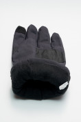 Купить Горнолыжные перчатки мужские темно-серого цвета 607TC, фото 7