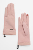 Купить Классические перчатки демисезонные женские розового цвета 610R