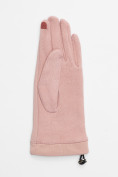 Купить Классические перчатки демисезонные женские розового цвета 610R, фото 5