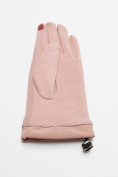 Купить Классические перчатки демисезонные женские розового цвета 610R, фото 6