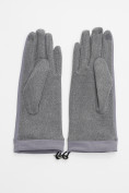 Купить Классические перчатки демисезонные женские серого цвета 610Sr, фото 3