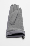 Купить Классические перчатки демисезонные женские серого цвета 610Sr, фото 6