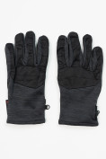 Купить Перчатки спортивные мужские демисезонные темно-серого цвета 611-1TC