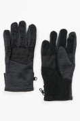 Купить Перчатки спортивные мужские демисезонные темно-серого цвета 611-1TC, фото 2