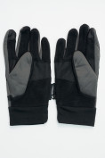 Купить Перчатки спортивные мужские демисезонные темно-серого цвета 611TC, фото 3