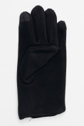 Купить Перчатки женские на флисе черного цвета 612Ch, фото 5