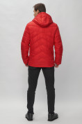 Купить Куртка спортивная мужская с капюшоном красного цвета 62176Kr, фото 4