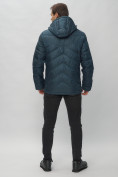 Купить Куртка спортивная мужская с капюшоном темно-синего цвета 62176TS, фото 5