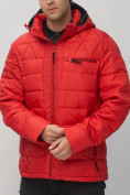Купить Куртка спортивная мужская с капюшоном красного цвета 62187Kr, фото 10