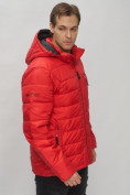 Купить Куртка спортивная мужская с капюшоном красного цвета 62187Kr, фото 12