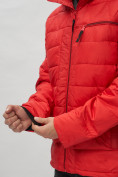 Купить Куртка спортивная мужская с капюшоном красного цвета 62187Kr, фото 14