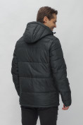 Купить Куртка спортивная мужская с капюшоном черного цвета 62190Ch, фото 6