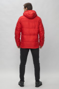 Купить Куртка спортивная мужская с капюшоном красного цвета 62190Kr, фото 5