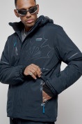 Купить Горнолыжный костюм мужской зимний темно-синего цвета 6306TS, фото 12
