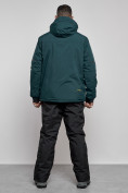 Купить Горнолыжный костюм мужской зимний темно-зеленого цвета 6306TZ, фото 4
