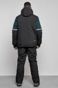 Купить Горнолыжный костюм мужской зимний темно-зеленого цвета 6308TZ, фото 4