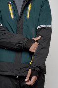 Купить Горнолыжный костюм мужской зимний темно-зеленого цвета 6308TZ, фото 9