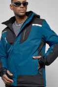 Купить Горнолыжный костюм мужской зимний синего цвета 6309S, фото 11