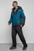 Купить Горнолыжный костюм мужской зимний синего цвета 6309S, фото 2