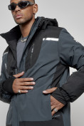 Купить Горнолыжный костюм мужской зимний темно-серого цвета 6309TC, фото 10