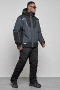 Купить Горнолыжный костюм мужской зимний темно-серого цвета 6309TC, фото 3