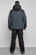 Купить Горнолыжный костюм мужской зимний темно-серого цвета 6309TC, фото 4