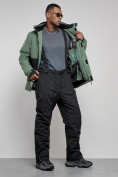 Купить Горнолыжный костюм мужской зимний цвета хаки 6311Kh, фото 20