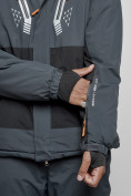 Купить Горнолыжный костюм мужской зимний темно-серого цвета 6311TC, фото 10