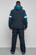Купить Горнолыжный костюм мужской зимний темно-синего цвета 6313TS, фото 4
