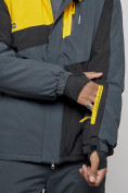 Купить Горнолыжный костюм мужской зимний темно-серого цвета 6317TC, фото 9