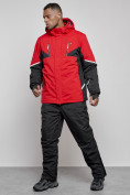 Купить Горнолыжный костюм мужской зимний красного цвета 6319Kr, фото 2