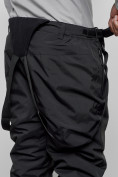 Купить Горнолыжный костюм мужской зимний черного цвета 6320Ch, фото 21
