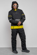 Купить Горнолыжный костюм мужской зимний черного цвета 6320Ch, фото 5