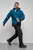 Купить Горнолыжный костюм мужской зимний синего цвета 6320S, фото 19