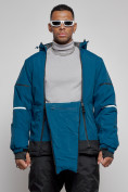 Купить Горнолыжный костюм мужской зимний синего цвета 6320S, фото 8