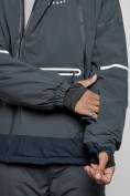 Купить Горнолыжный костюм мужской зимний темно-серого цвета 6320TC, фото 10