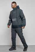 Купить Горнолыжный костюм мужской зимний темно-серого цвета 6320TC, фото 2