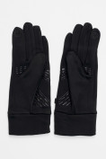 Купить Спортивные перчатки демисезонные женские черного цвета 644Ch, фото 3